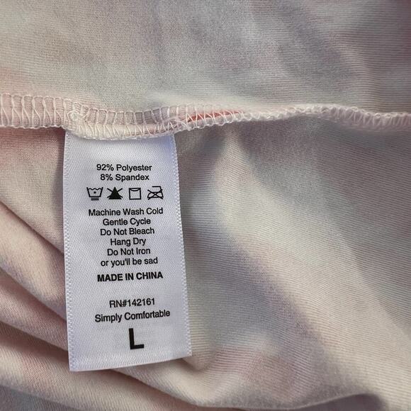 LuLaRoe tank top, peach, stretchy, women's size L - Picture 2 of 4